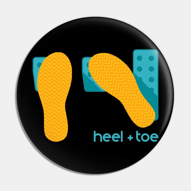 heel & toe Pin by akirascroll