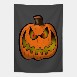 Happy Halloween Pumpkin Tapestry