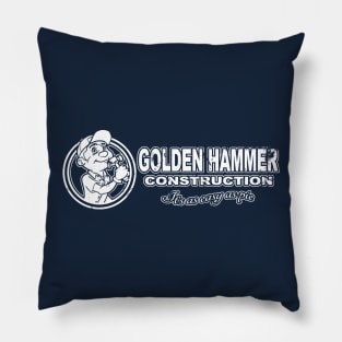 Golden Hammer Pillow