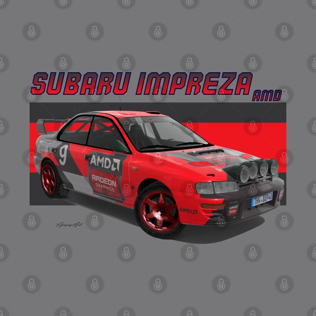 Subaru Impreza GrpA by PjesusArt