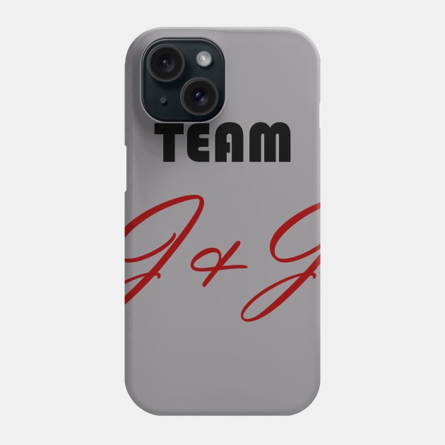 Team J&J vaccine Phone Case by J-man the t-shirt maker