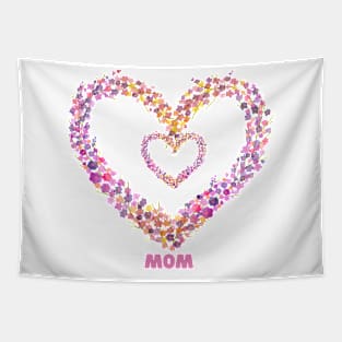 Heart mom, momy lovers Tapestry