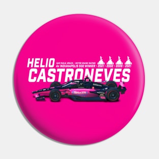 Helio Castroneves 2021 Indy Winner v2 Pin