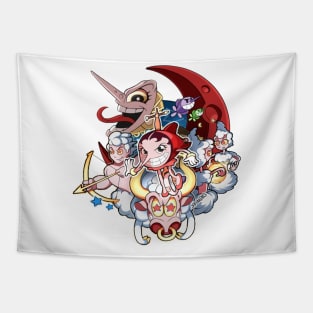 Hilda Berg Cuphead Tapestry