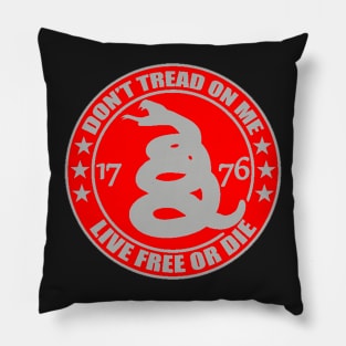 Dont tread on me | 1776 Live Free or Die Pillow