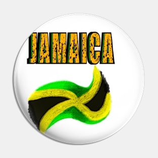 Vintage Reggae Rasta Jamaican flag Jamaica Pin