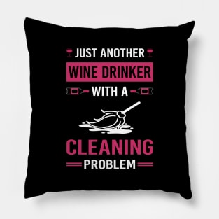 Wine Drinker Cleaning Pillow