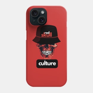 Red Skull Culture, Festival t-shirt, Unisex t-shirt, tees, men's t-shirt, women's t-shirt, summer t-shirt, trendy t-shirt, bucket hats, gift Phone Case