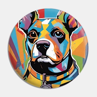 Dynamic Doggo: Pop Art Hero Pin