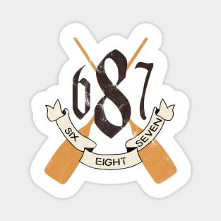 687 Distressed Magnet