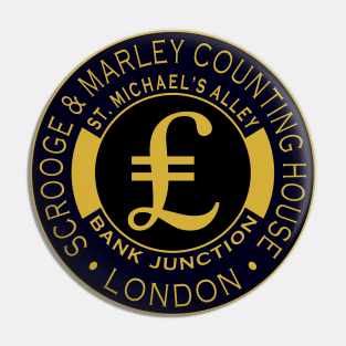 Scrooge and Marley Counting House Pin