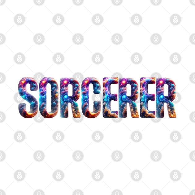 Sorcerer - Cosmic design by Baby Kraken Creative Designs