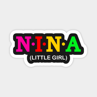 Nina - Little girl. Magnet