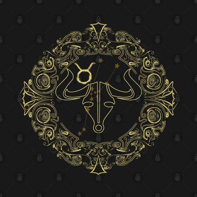 Zodiac Sign Taurus by Mandra