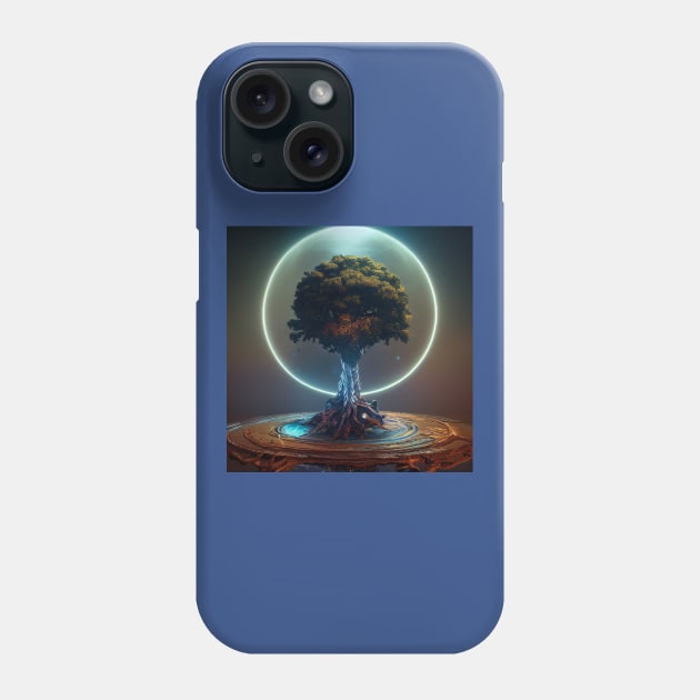 Yggdrasil World Tree of Life Phone Case by Grassroots Green