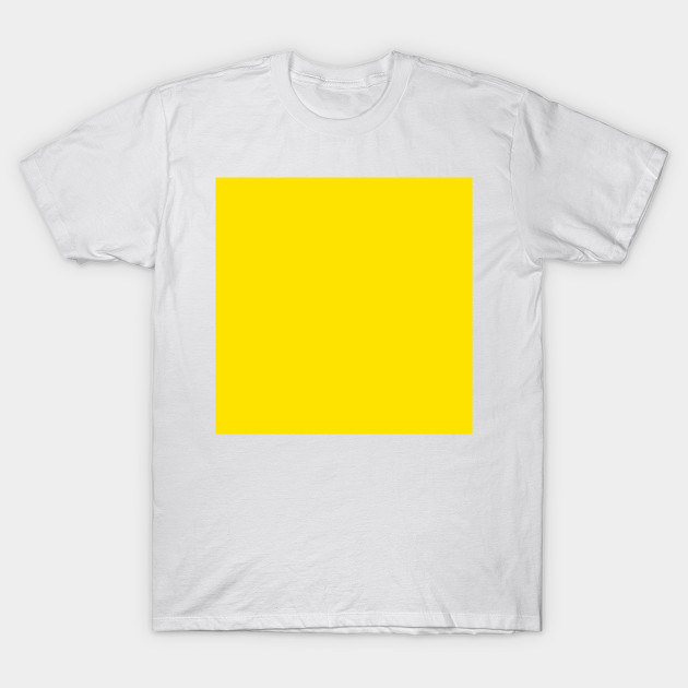 Butter Yellow, Solid Yellow - Yellow - T-Shirt