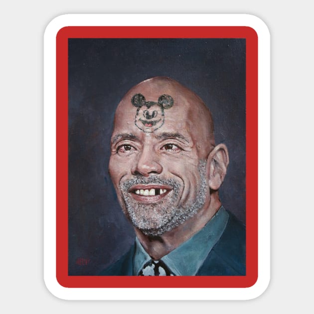 Rock Dwayne Sticker - Rock Dwayne Dwayne Johnson - Discover