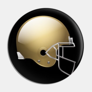 Original Football Helmet in Yellow Color Pin