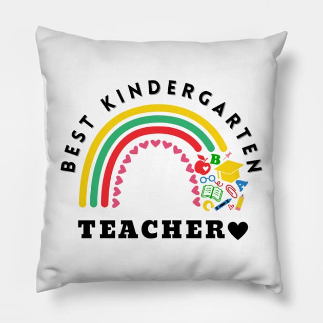 Best Kindergarten Teacher Pillow by RioDesign2020