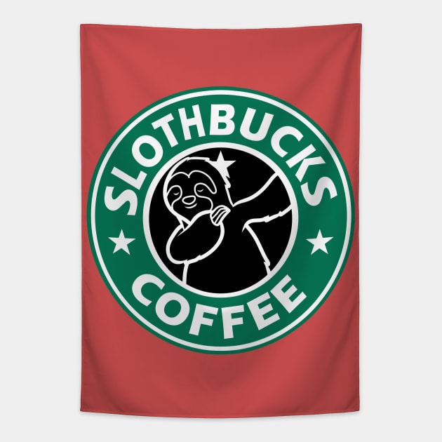 Slothbucks Tapestry by Zorveechu