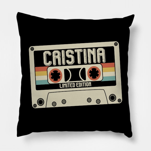 Cristina - Limited Edition - Vintage Style Pillow by Debbie Art