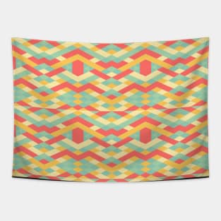 retro woven shapes Tapestry