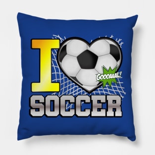 I love SOCCER Pillow