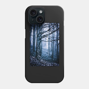 Scary forest at night Phone Case