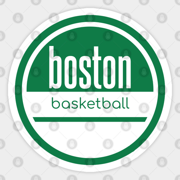Boston Celtics Basketball Boston Celtics Basketball Sticker