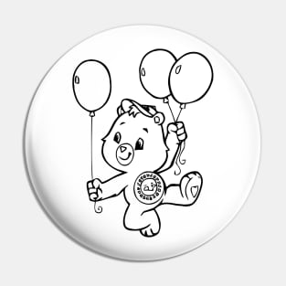 Care Bear with balloons Pin