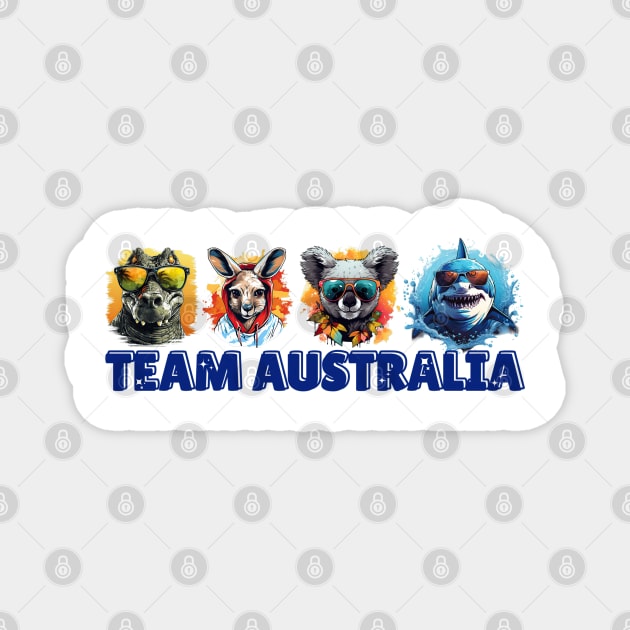 Team Australia Magnet by Micapox