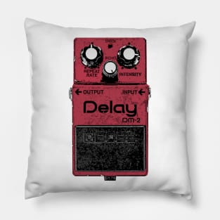 DM-2 Delay Pedal Guitar FX Fan Art Design Pillow