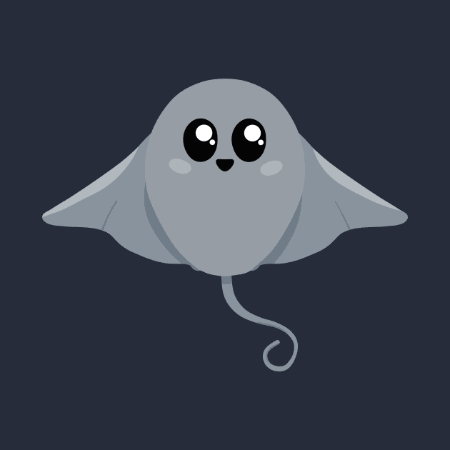 Cute Baby Stingray by PandLCreations