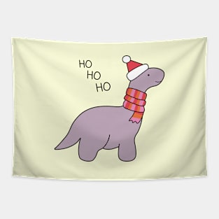 Christmas dinosaur t rex Tapestry