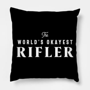 World's Okayest Rifler Gaming Meme Pillow