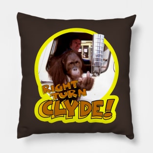 Right Turn Clyde // Clint Eastwood Pillow