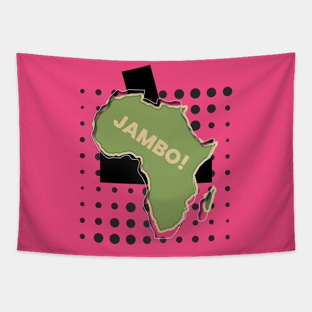 Jambo Africa Tapestry by Tiffany's collection