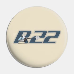 R22 Helicopter Pin