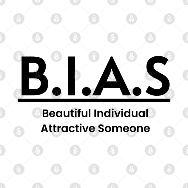 BIAS Meaning Word Art Minimalist Design by PANGANDOY