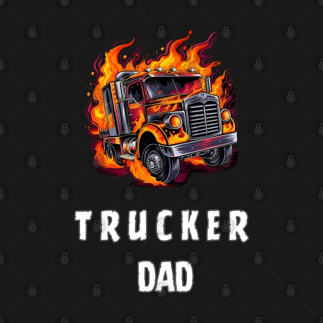 trucker dad by vaporgraphic