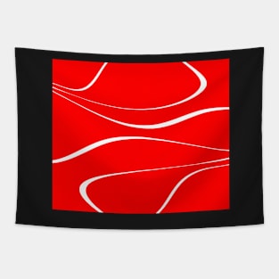 Abstract - red and white. Tapestry