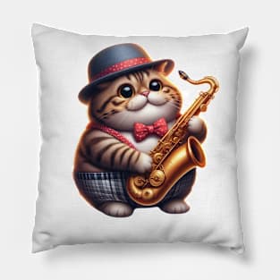 Jazz Cat Pillow