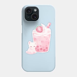 Kitty Boba tea Phone Case