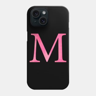 Pink M Phone Case