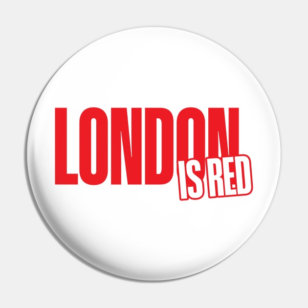 London is Red Pin by Footscore