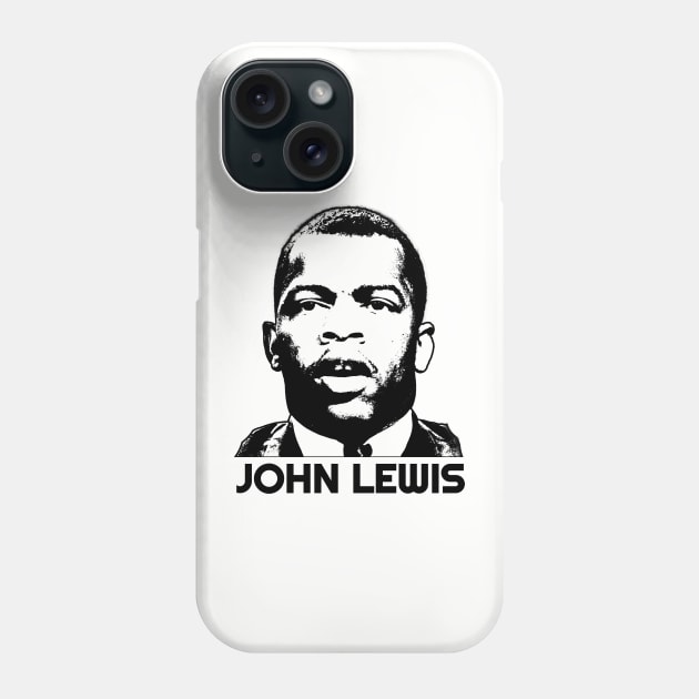 John Lewis, Black History Phone Case by UrbanLifeApparel