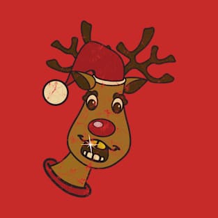 Funny Reindeer Grillz T-Shirt