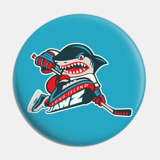 Defunct Long Island Jawz Roller Hockey Pin by Defunctland