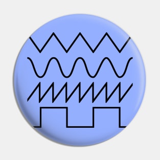 Synthesizer Waveforms (black font) #2 Pin