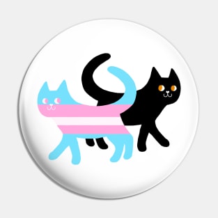 BLM + Transgender Cat Pin